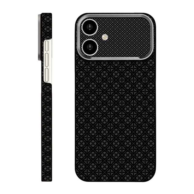 iPhone 16 Deluxe Lensli Magsafe Kapak - Siyah