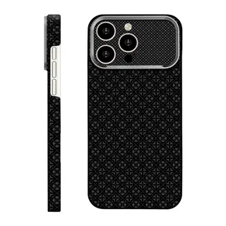 iPhone 16 Pro Max Deluxe Lensli Magsafe Kapak - Siyah