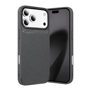 iPhone 18 Pro Auto Focus Karbon Kapak - Gri