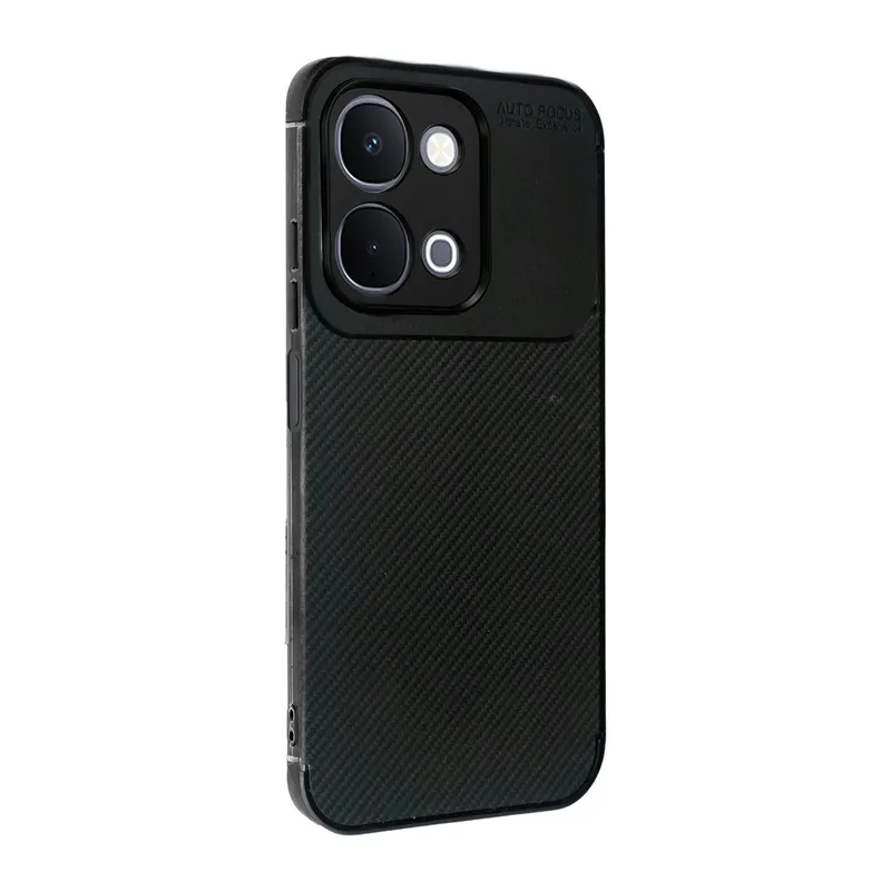 Vivo Y31d Auto Focus Karbon Kapak - Siyah