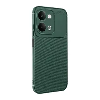 Vivo Y31d Auto Focus Karbon Kapak - Yeşil