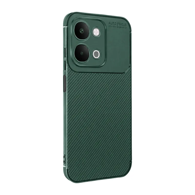Vivo Y31d Auto Focus Karbon Kapak - Yeşil