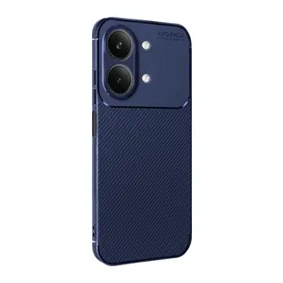 Vivo Y05 Auto Focus Karbon Kapak - Lacivert