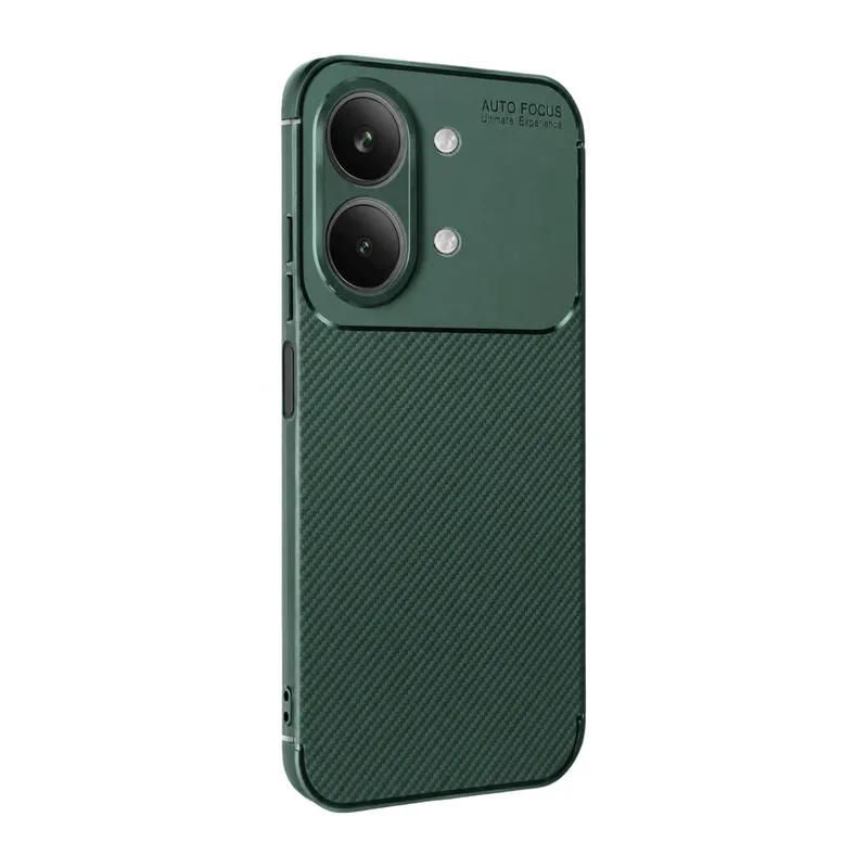 Vivo Y05 Auto Focus Karbon Kapak - Yeşil