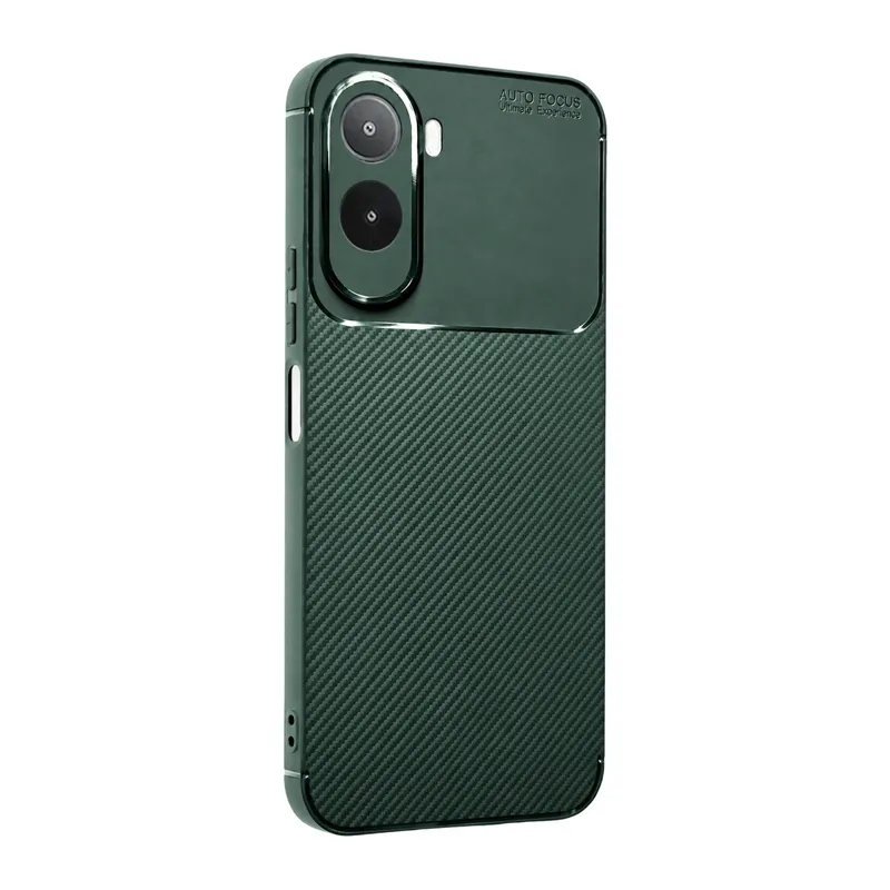 Redmi A7 Pro Auto Focus Karbon Kapak - Yeşil