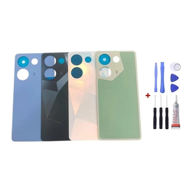 Tecno Camon 20 Uyumlu Arka Cam Kapak Pil Kapağı (M
