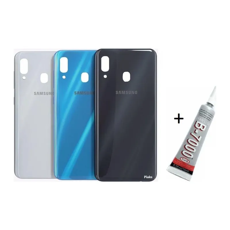 SAMSUNG A20 Arka Batarya Pil Kapağı SİYAH (B7000 1