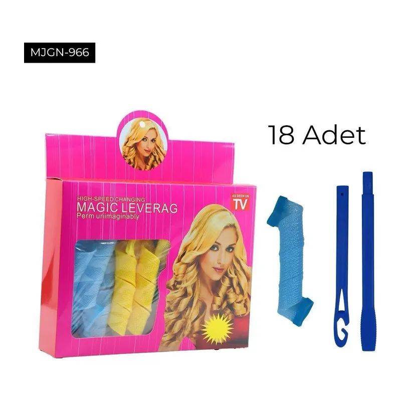 Kancalı Saç Şekillendirici Bigudi Set