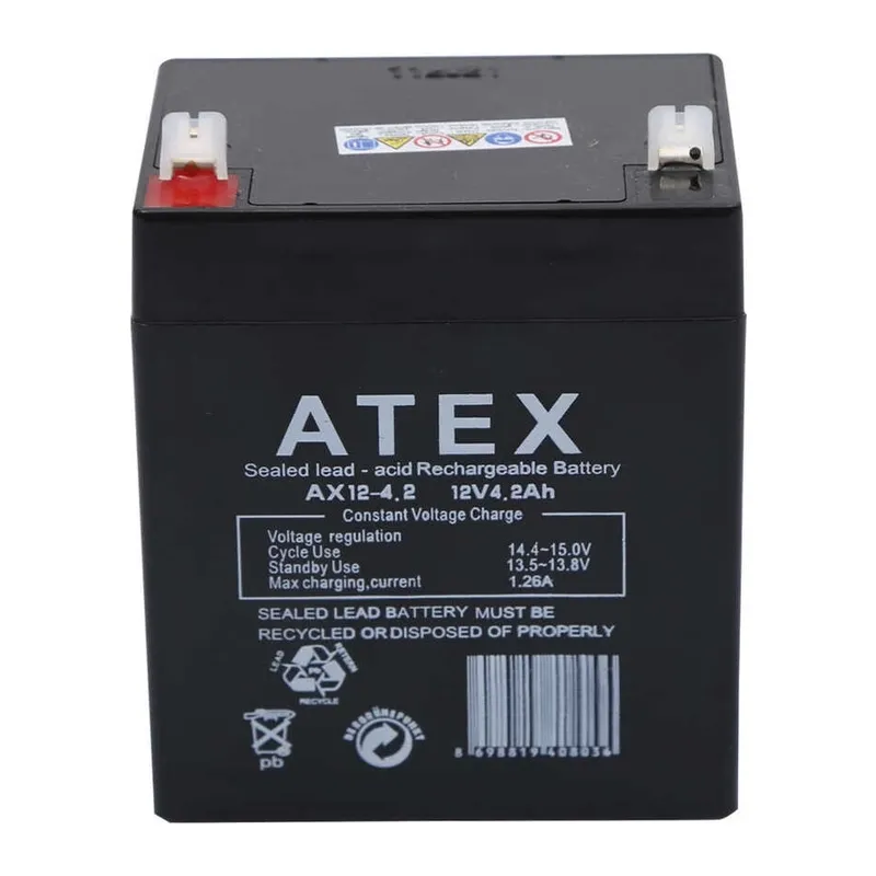 Atex Ax12-4.2 12v 4.2ah Akü