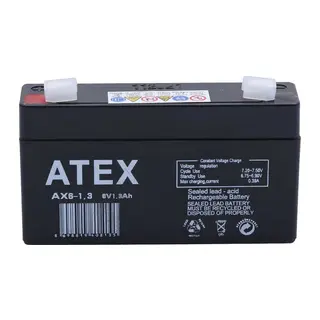 Atex Ax6-1.3 6v 1.3ah Akü