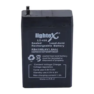 Lightex Lt-418 4v 1.8ah Işıldak Fener Aküsü