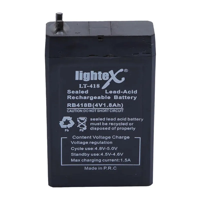 Lightex Lt-418 4v 1.8ah Işıldak Fener Aküsü