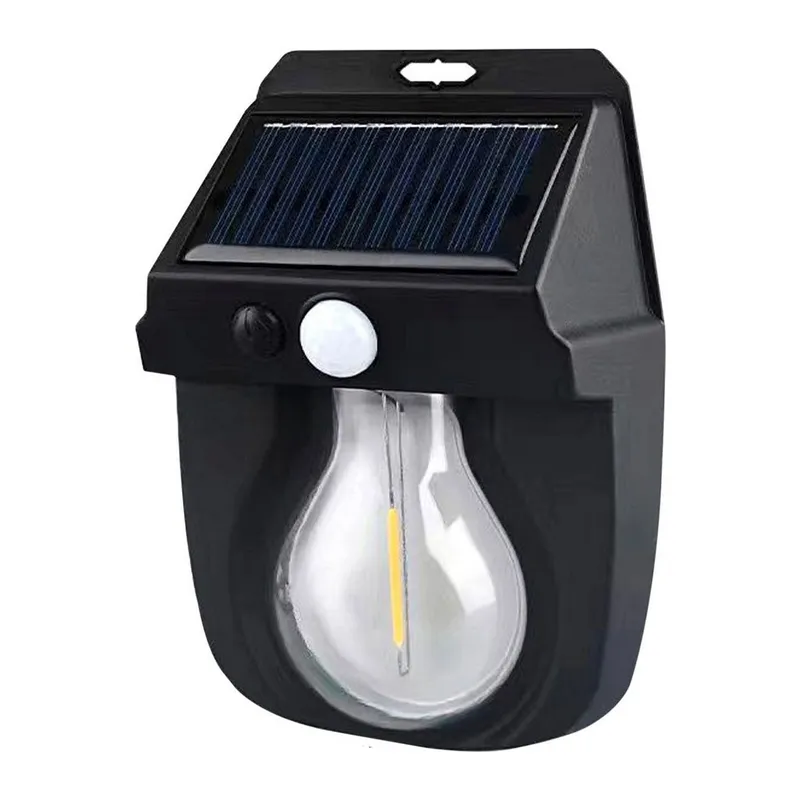 Fithome Or-118 Hareket Sensörlü Su Geçirmez Solar Bahçe Aydınlatma Duvar Lambası