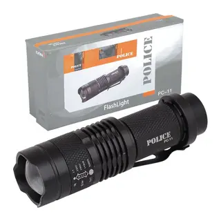 Pc-11 Mini El Feneri Sadece 1 Kalem Pil İle Çalışır Cree Q5 Led Teknolojisi, 100m Menzil Ve Zoom Özelliği. Kompakt, Güçlü Ve Ultra Ekonomik.