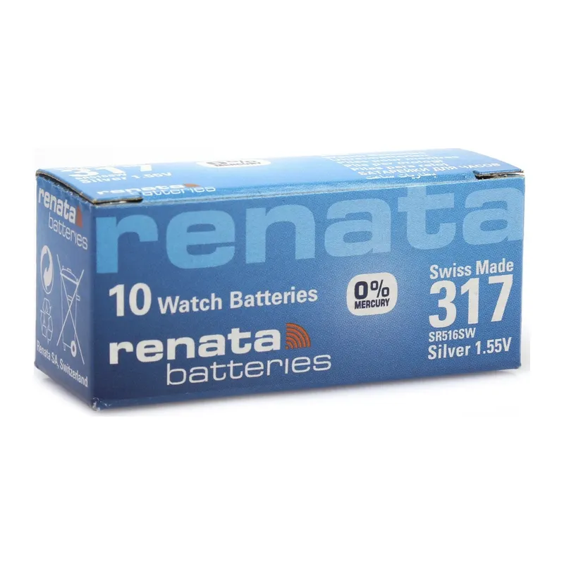 Renata 317 Sr516sw 1.55v Alkalin Saat Pili 10 Adet