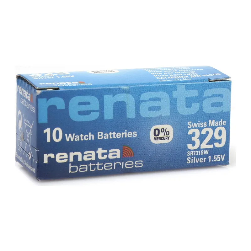 Renata 329 Sr731sw 1.55v Alkalin Saat Pili 10 Adet