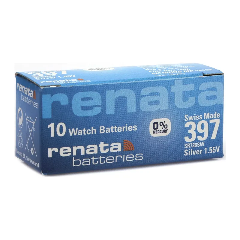 Renata 397 Sr726sw 1.55v Alkalin Saat Pili 10 Adet