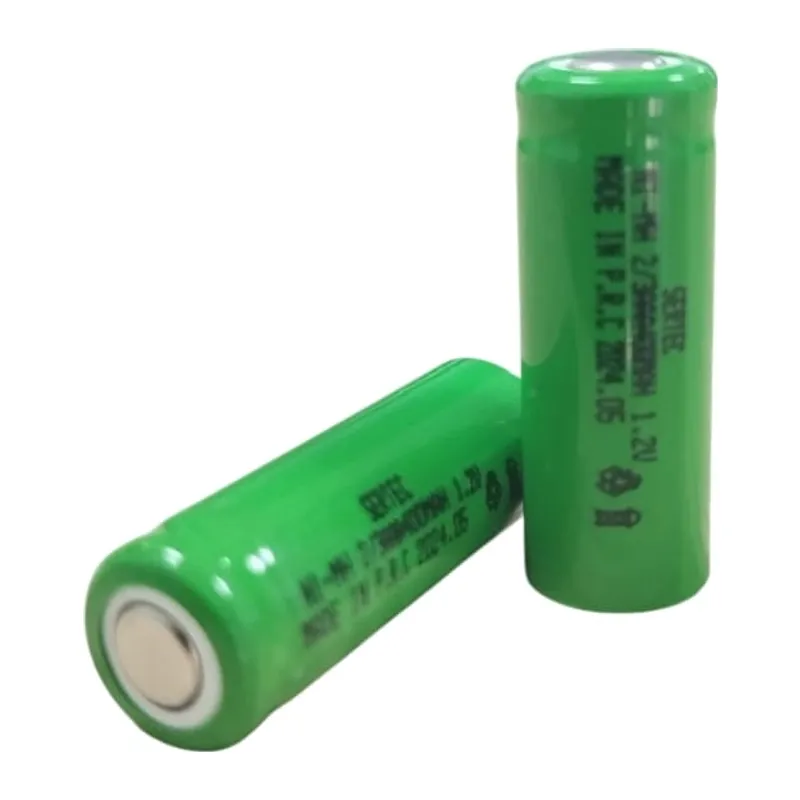 1.2v 400 Mah - 2/3aaa - Ni-mh Şarjlı Pil - (başsız / Flat Head)