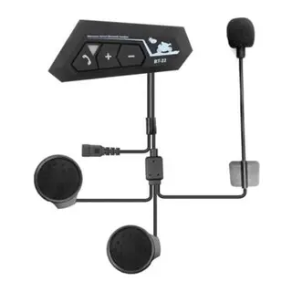 Bt22 Kask Kulaklık Bluetooth Motosiklet Kulaklık 5.0 Bluetooth Interkom Motorsiklet Kulaklık