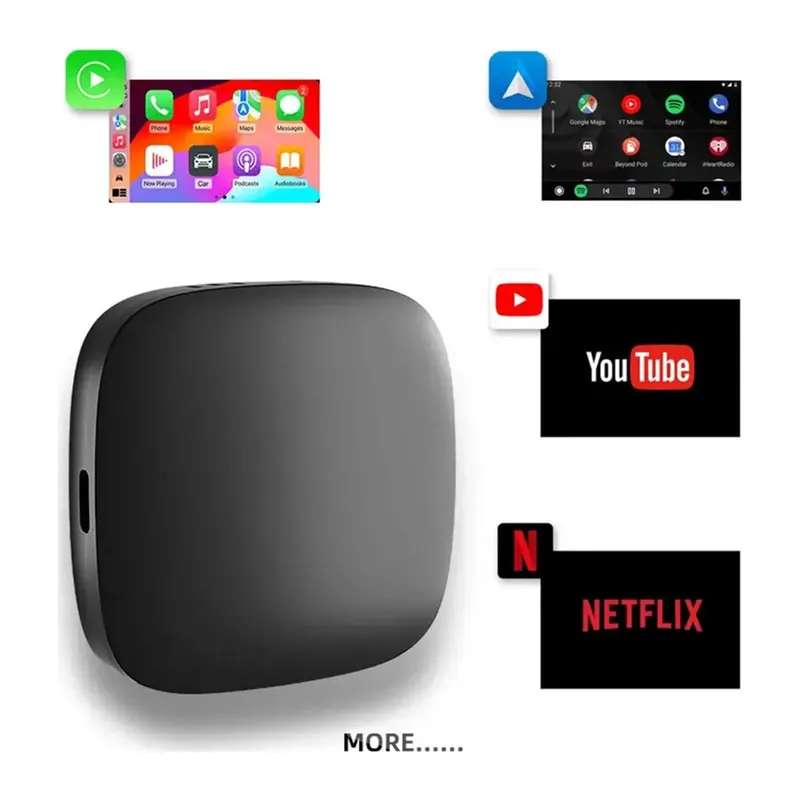 Wireless Carplay Android Araba 4 Çekirdekli Akıcı Fullhd 1080p Wifi 2.4/5g 2gb/32gb