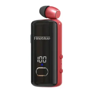 Fineblue F580 Dijital Göstergeli Makaralı Titreşimli Bluetooth Kulaklık Kırmızı