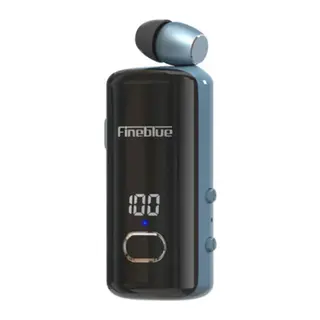 Fineblue F580 Dijital Göstergeli Makaralı Titreşimli Bluetooth Kulaklık Mavi