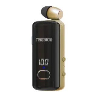 Fineblue F580 Dijital Göstergeli Makaralı Titreşimli Bluetooth Kulaklık Gold