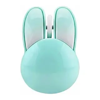 Tavşan Figürlü Kablosuz Mouse Pil Dahil Etiket Hediyeli Mavi