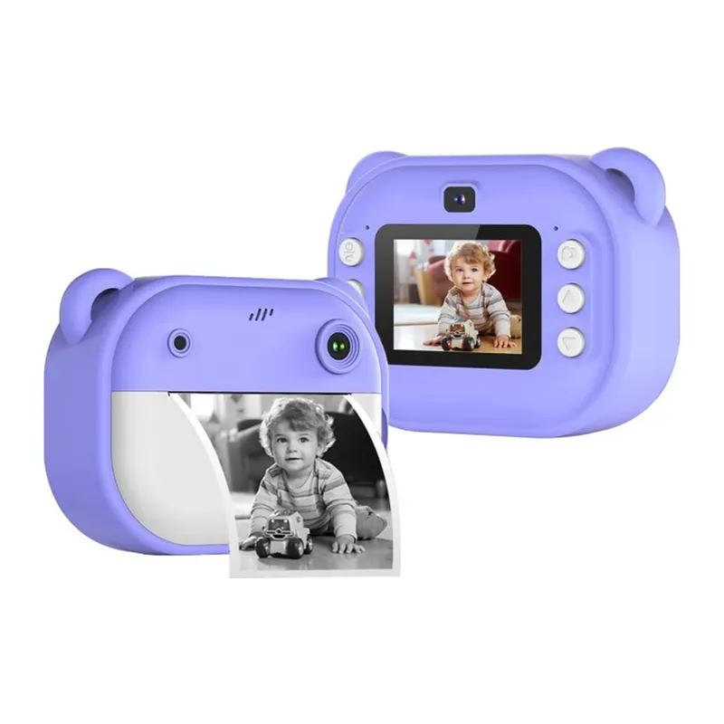Dijital Video Kayıt Fotoğraf Çocuk Kamerası Anlık Termal Resim Kağıt Baskılı