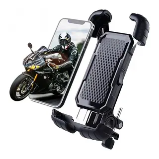360° Derece Ayarlanabilen Gidon Bağlantılı Bisiklet Motosiklet İçin Abs 4-7.8″ İnç Telefon Tutucu