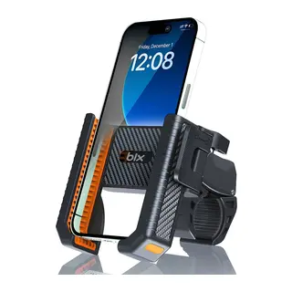 Gidon Bağlantılı Bisiklet Motosiklet İçin Esnek Abs 4-7.8″ İnç Telefon Tutucu 360° Dönebilen Tasarım