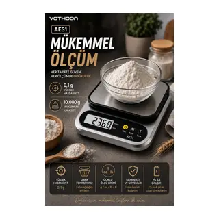 Dijital Mutfak Ve Kahve Tartısı Hassas Gram Terazisi Paslanmaz Çelik Lcd Ekran Çoklu Ölçüm G/oz 10 Kg Kapasite
