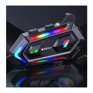 Y20 Max Motosiklet Bluetooth 5.3 Kask Intercom 2 Kişi 300 Metre Eşleşme Özellikli