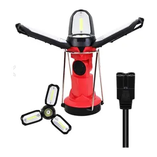 Polizei P-8801 Şarjlı Katlanabilir 3xcob Led+ 3w Led Çok Fonksiyonlu Kamp Feneri