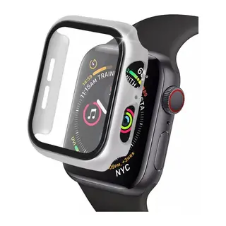 Watch 40mm Camlı Kasa Ekran Koruyucu - Gümüş