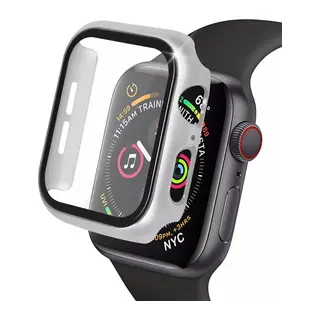 Watch 41mm Camlı Kasa Ekran Koruyucu - Gümüş