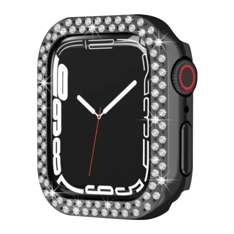 Watch 42mm Taşlı Kasa - Siyah