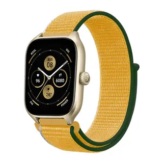 Watch 22mm Hasırlı Cırtcırtlı Kordon - Sarı