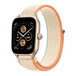 Watch 22mm Hasırlı Cırtcırtlı Kordon - Krem