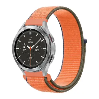 Watch 22mm Hasırlı Cırtcırtlı Kordon - Turuncu