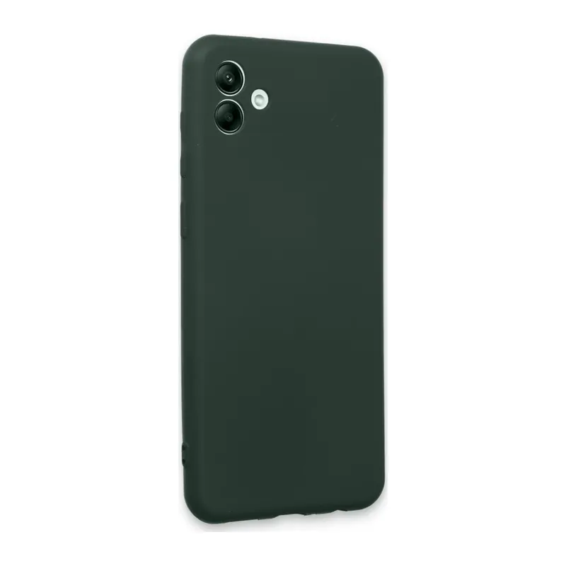 Galaxy A04e Kılıf First Silikon - Koyu Yeşil