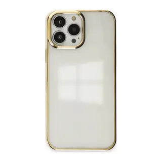 İphone 13 Pro Max Kılıf Element Silikon - Gold