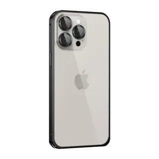 Joko İphone 15 Pro Max Metal Bumper Mat Kapak - Siyah