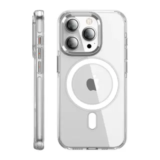 Joko İphone 15 Pro Max Kılıf Crystal Magsafe Kapak - Şeffaf