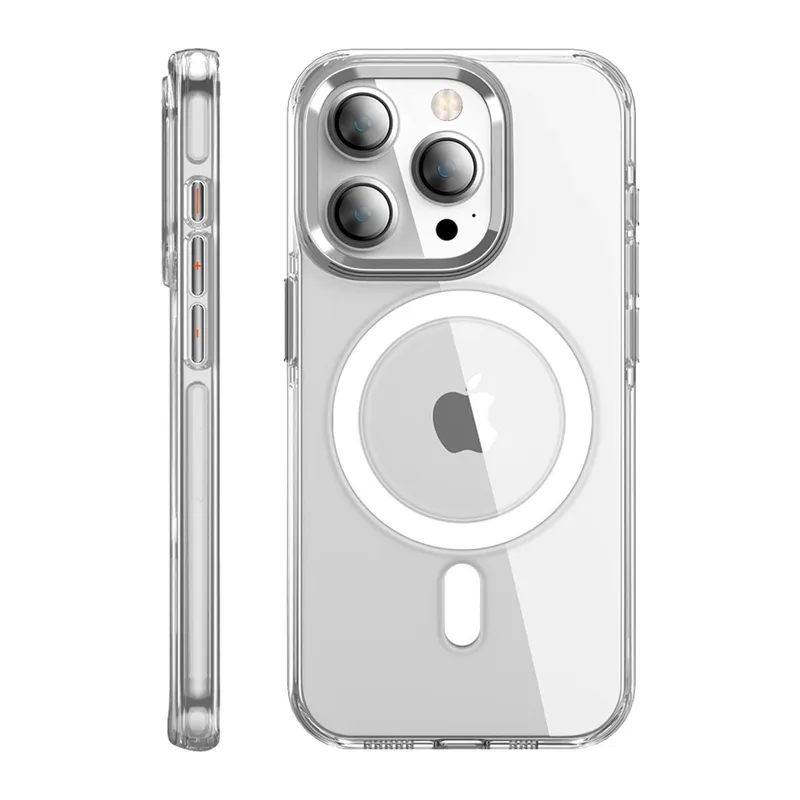 Joko İphone 15 Pro Max Kılıf Crystal Magsafe Kapak - Şeffaf