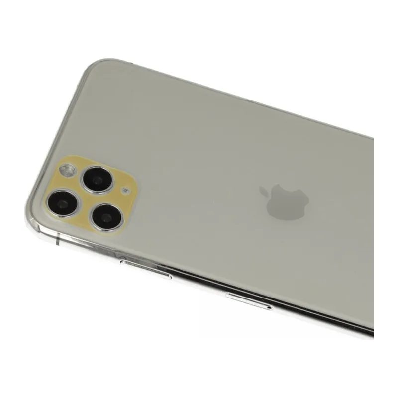 İphone 11 Pro Max Rainbow Kamera Lens Koruma Cam - Gold