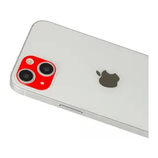İphone 13 Rainbow Kamera Lens Koruma Cam - Kırmızı