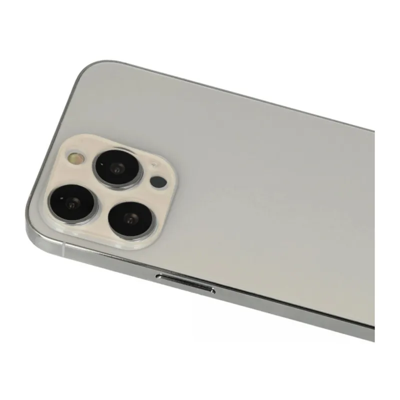 İphone 13 Pro Max Rainbow Kamera Lens Koruma Cam - Rose Gold