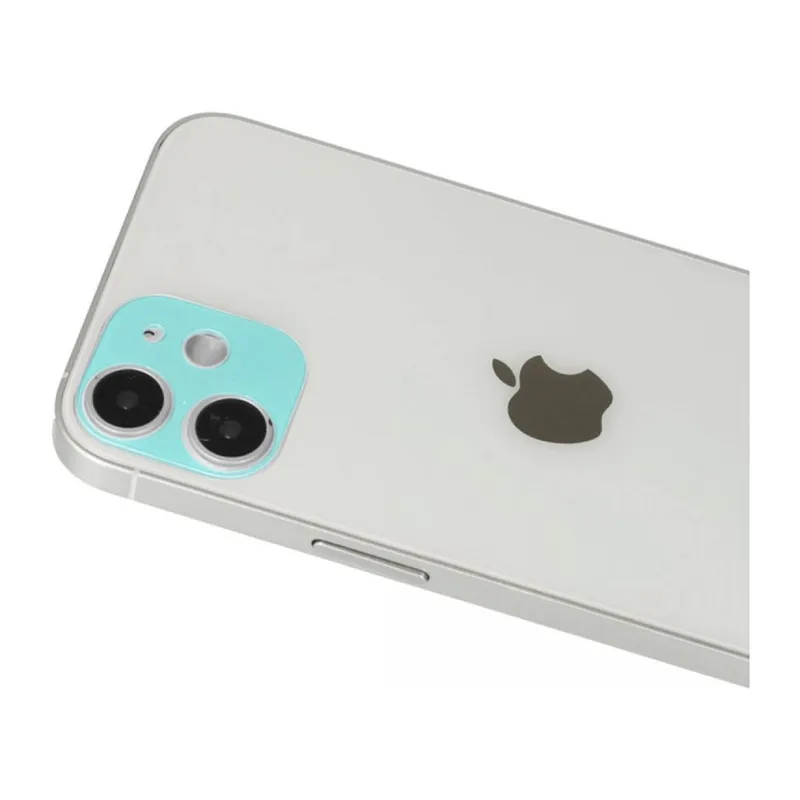 İphone 12 Rainbow Kamera Lens Koruma Cam - Yeşil