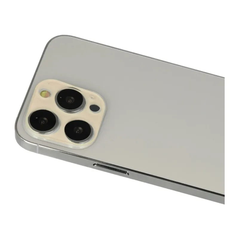 İphone 12 Pro Rainbow Kamera Lens Koruma Cam - Gold